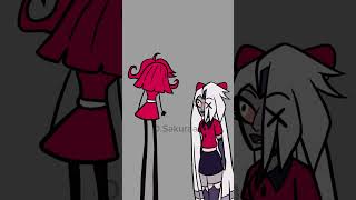 He’s all yours Niffty…  Vaggie and Niffty Hazbin Hotel Animation  hazbinhotel alastor vaggie [upl. by Lav]