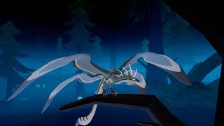 Euvias Flying  Creatures of Sonaria  WIP 3D Animation [upl. by Einaled]