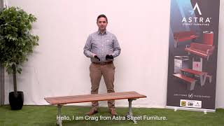 Cleaning Wood Grain Aluminium Slats  Astra Street Furniture [upl. by Seravat452]