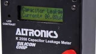 ALTRONICS K2558 Capacitor Leakage Tester By Jim Rowe [upl. by Baldridge]