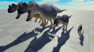 ROBLOX Prior Extinction  Ceratosaurus Mesh Deformation Animation preview [upl. by Viridi48]