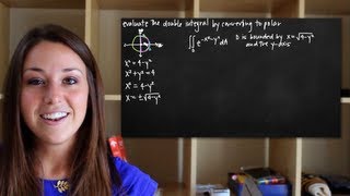 Converting double integrals to polar coordinates KristaKingMath [upl. by Esmaria557]