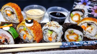 sushi سوشي اكلاتاسيويه chinesefood shorts [upl. by Liartnod]