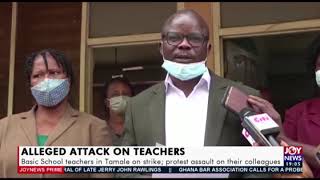 Basic school teachers in Tamale on strike  Joy News Prime 1221 [upl. by Oluas]