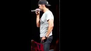 Luke Bryan falls off stage in Charlotte 52914 part 2 his reaction [upl. by Ecnarrot741]