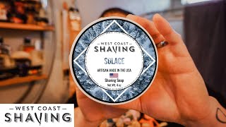 Solace Shaving Soap by West Coast Shaving  The Daily Shave [upl. by Anawed567]