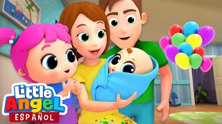 ¡Bienvenido Nuevo Hermanito Canción del nuevo Bebé  Canciones Infantiles  Little Angel Español [upl. by Lorie815]