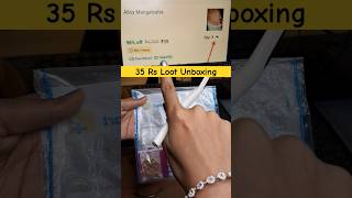 Shopsy ₹35 Beautiful Jewellery Loot Unboxing shopsy unboxing shorts 🥰👌 [upl. by Erdreid]