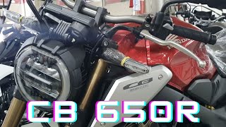 Cb 650r 2022 vídeo [upl. by Nafri]