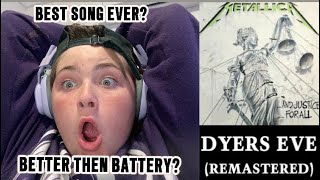 NEW METALLICA FAN REACTS TO DYERS EVE FOR THE FIRST TIME [upl. by Nerad]