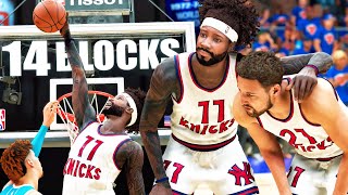 NBA 2K22 My Career  14 BLOCKS In PLAYOFFS vs LAMELO Next Gen Gameplay [upl. by Laszlo]