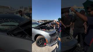 Accident Chevrolet Camaro 2023 music shortsfeed youtubeshorts dubai shorts [upl. by Knitter631]