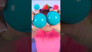 ASMR Jelly Blue Balls Lollipops Mukbang shorts [upl. by Ylluz]