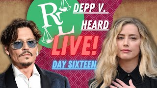 Johnny Depp vs Amber Heard Trial LIVE  Day 16  Amber Heard Testimony RESUMES [upl. by Trinl]