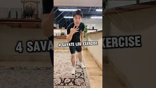 4 Savate Leg Exercise To Improve Your Kicks savate martialarts mma [upl. by Ahsikan992]