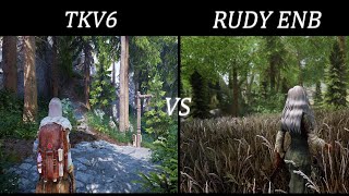 4K Skyrim SE  TKV6 VS Rudy ENB 2022 [upl. by Aicineohp46]