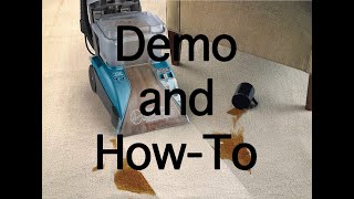 Hoover SteamVac with Clean Surge Demo and HowTo [upl. by Eiknarf]