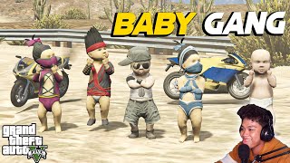 Baby Gang Vs Police sa GTA 5  Billionaire City [upl. by Ttreve72]