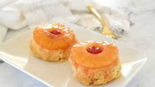 Pineapple Upside Down Cake for Two  Small Batch Dessert [upl. by Ennelram]