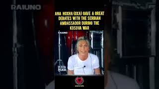 ANA HOXHA OXA GAVE A GREAT DEBATES WITH THE YUGOSLAV AMBASSADOR DURING THE KOSOVA WAR [upl. by Selmner]