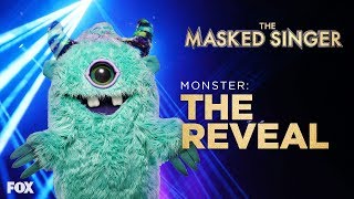 The Monster Is Revealed  Season 1 Ep 10  THE MASKED SINGER [upl. by Daugherty]