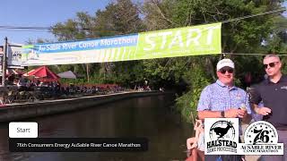 🎬 LIVEstream Start of the Race 1of2 PreRace Program amp Running Start  2024 AuSable Canoe Marathon [upl. by Tabb]