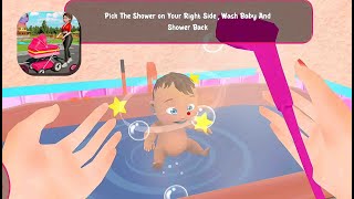 Mother Simulator Mom Life  Shower Time  Gameplay Walkthrough Part 11 [upl. by Anyek]