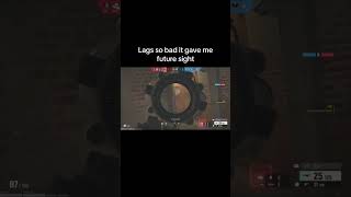 The LUCKIEST lag play in Rainbow Six Siege rainbowsixsiege rainbowsixgameplay gamer [upl. by Htebazileyram]