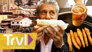 A Mouthwatering Chilean Food Tour  Anthony Bourdain No Reservations  Travel Channel [upl. by Adiari]