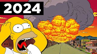 7 PREDICTIONS OF THE SIMPSONS FOR 2024  Whats Behind This [upl. by Ydnyc662]