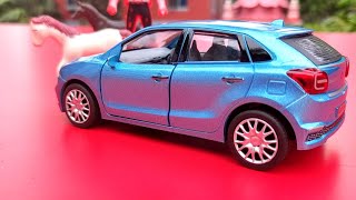 Unboxing of scale 132 model Brezza Sky Blue 💪❤️  Diecast  Diy  Unboxing diecast [upl. by Bridges]