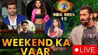 Weekend Ka Vaar Live Bigg Boss 15 Today Episode 30 Oct  Salman khan Angry on Tejasswi  BB Live [upl. by Kaycee]