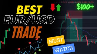 THE ONLY EURUSD STRATEGY U NEED  FOREX TRADING [upl. by Anaihk752]