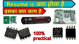 Resume ic kya hota hai iska Kya Kam HaiATMEL528ATMEL218USB bluetooth kit icelectronicsVerma [upl. by Yecam]