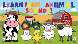 Farm animals for kids  animals  story for kids  Vocabulary for kids [upl. by Hereld]