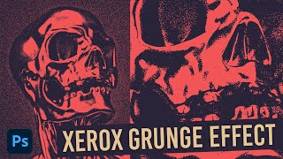 Grainy Xerox Grunge Effect Photoshop Tutorial [upl. by Osnohpla351]