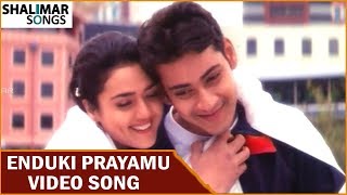 Raja Kumarudu Movie  Enduki Prayamu Full Video Song  Mahesh Babu Preity Zinta [upl. by Leupold]