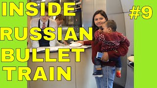 SAPSAN  HIGH SPEED TRAIN MOSCOW  ST PETERSBURG  RUSSIAN TRIP VLOG 2019 9 [upl. by Rodrick]