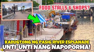 KADUGTONG NG PASIG RIVER ESPLANADE UNTILUNTI NANG NABUBUO [upl. by Doss]