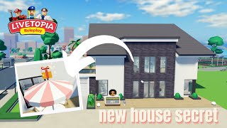 NEW HOUSE BUTTERFLY SECRET  IN LIVETOPIA🏡 UPDATE 115  Livetopia Roleplay Roblox [upl. by Bili313]