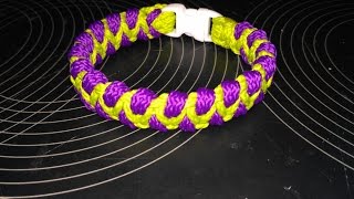 How to Make a Variation of the quotCaged Solomonquot  Paracord Bracelet схема плетения как сделать [upl. by Aitak]