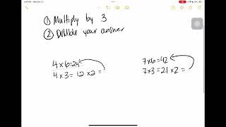 Multiplying by 6 [upl. by Nomelif771]