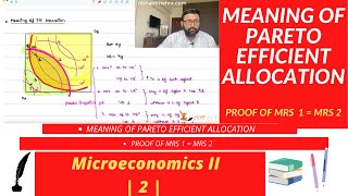 Meaning of Pareto Efficient Allocation 2 [upl. by Izogn]