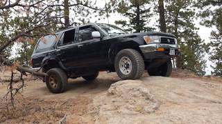 2nd Gen 4Runner on the rocks [upl. by Eiramave]