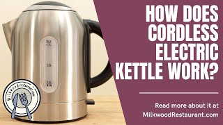 How Does Cordless Electric Kettle Work 9 Superb Facts That You Need To Know About This Appliance [upl. by Anurb]