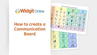 How to create a Communication Board in Widgit Online [upl. by Wilhelm]