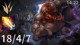 Gragas Jungle vs Ekko  EUW Master  Patch 1422 [upl. by Eirellav233]