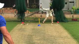 Wicket keeping foot work ampGlove work drills [upl. by Nneb154]