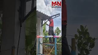 how to installation canopy roofingsyoutubeshorts marthandam nagercoil kanyakumari roofing [upl. by Nauqe140]