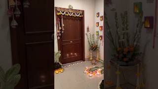 Diwali Entrance decor✨ shorts youtubeshorts diwali diwalicelebration diwalidecor indiandecor [upl. by Ecnal940]